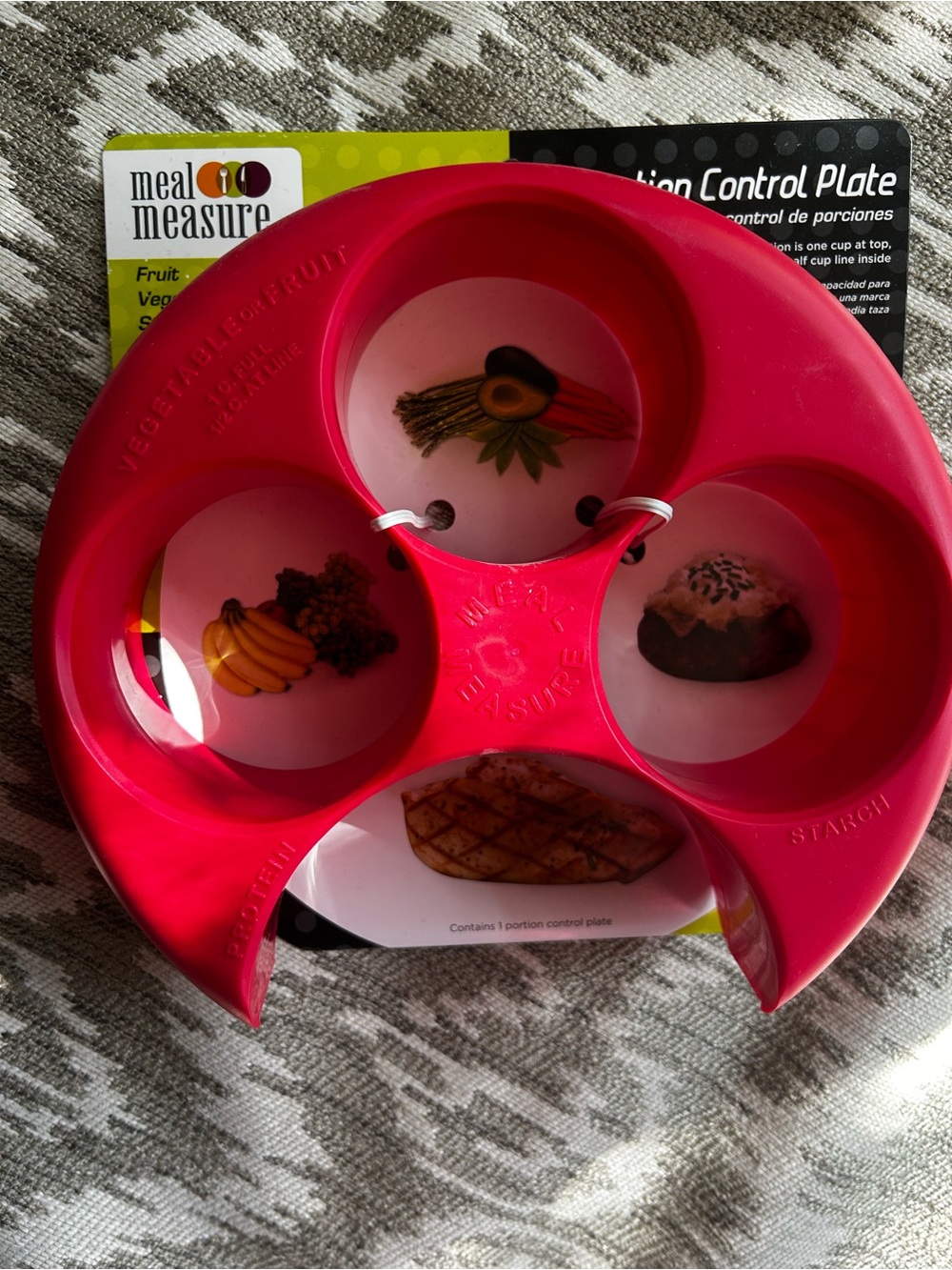 Portion Control Plate - Meal Measure - NEW